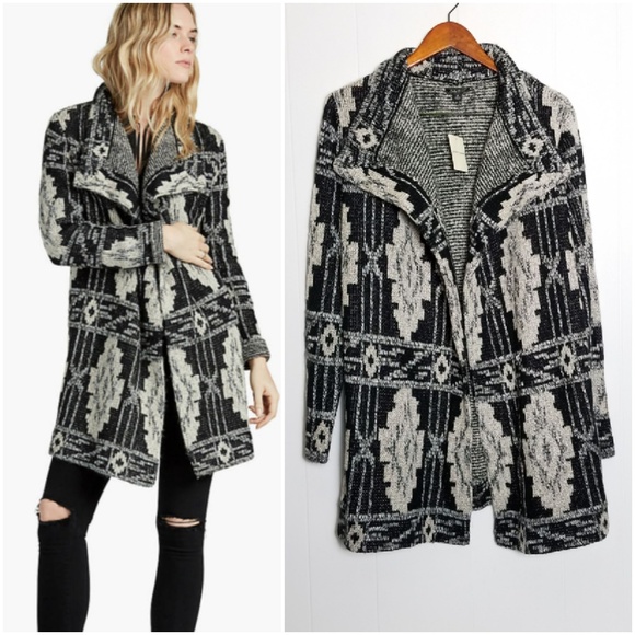 Lucky Brand Sweaters - Lucky Brand | Aztec Pattern Open Front Cardigan